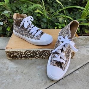 No Boundaries High Top Cheetah Print Sneakers